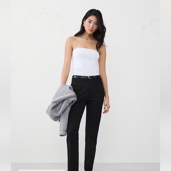 Banana Republic Pants - Banana Republic Sloan Classic Black High Rise Trousers sz 10